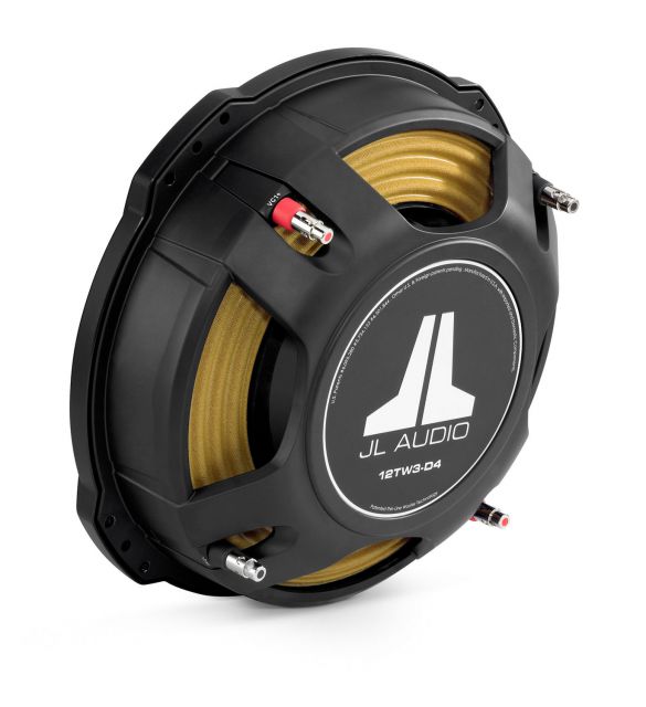 JL Audio 12TW3-D4 - 12"  Shallow Mount Subwoofer 400W