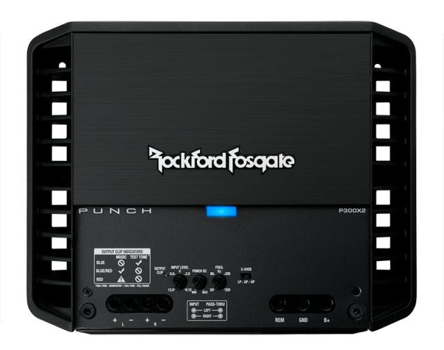 Rockford Fosgate Punch P300X2 - 2 Channel 300 Watts Stereo Amplifier