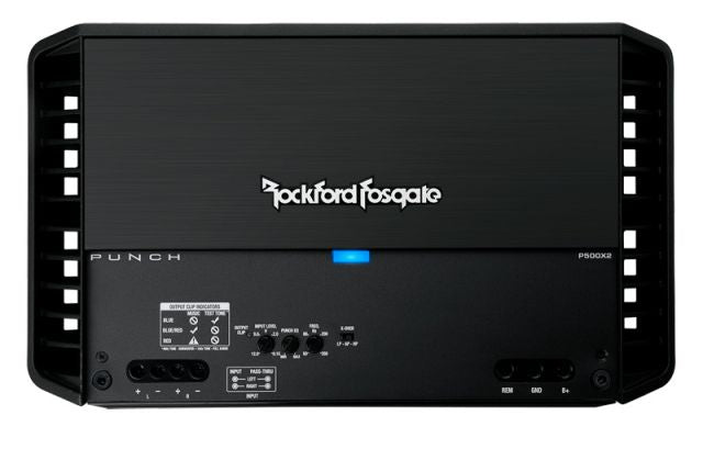 Rockford Fosgate Punch P500X2 - 2 Channel Stereo Bridgable Amplifier