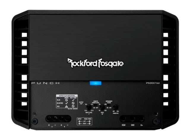 Rockford Fosgate Punch P500X1BD - Mono Amplifier 500 Watts Class BD Amp