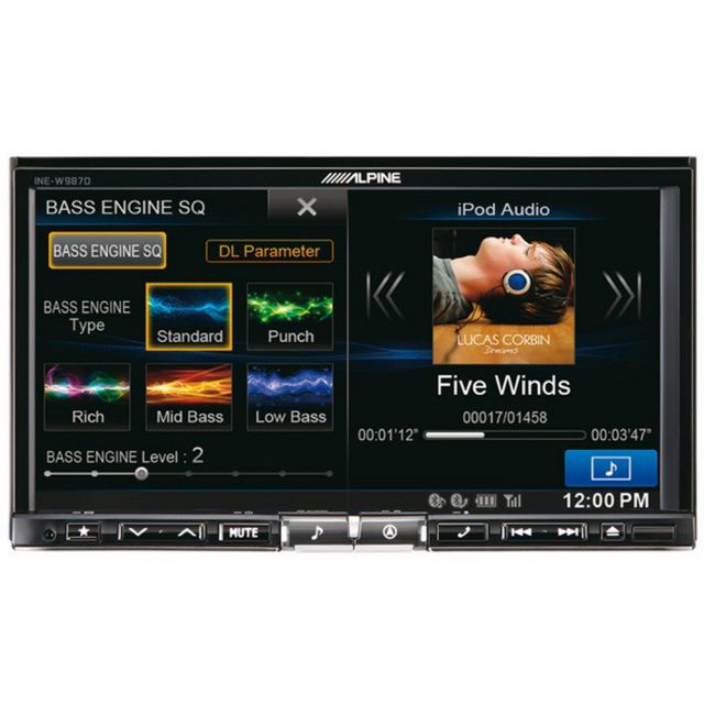 Alpine INE-W987HD - 7" Double Din One Look Navi Bluetooth System