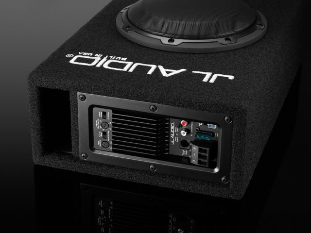 JL Audio ACP108LG-W3v3 - 8" Active Micro Subwoofer Built in Amplifier