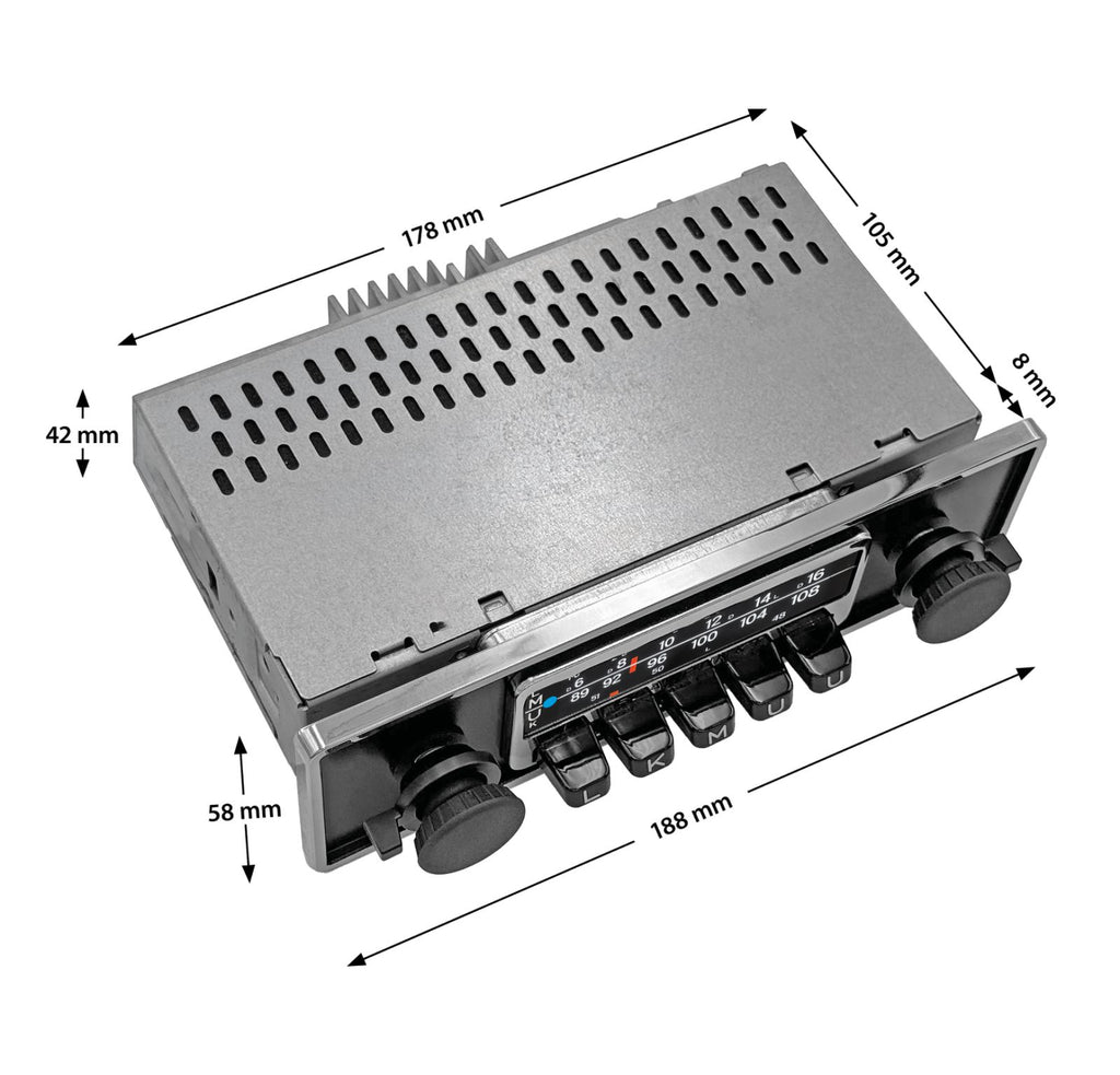 Blaupunkt Frankfurt Stereo Retro Car Radio Bluetooth DAB USB Stereo
