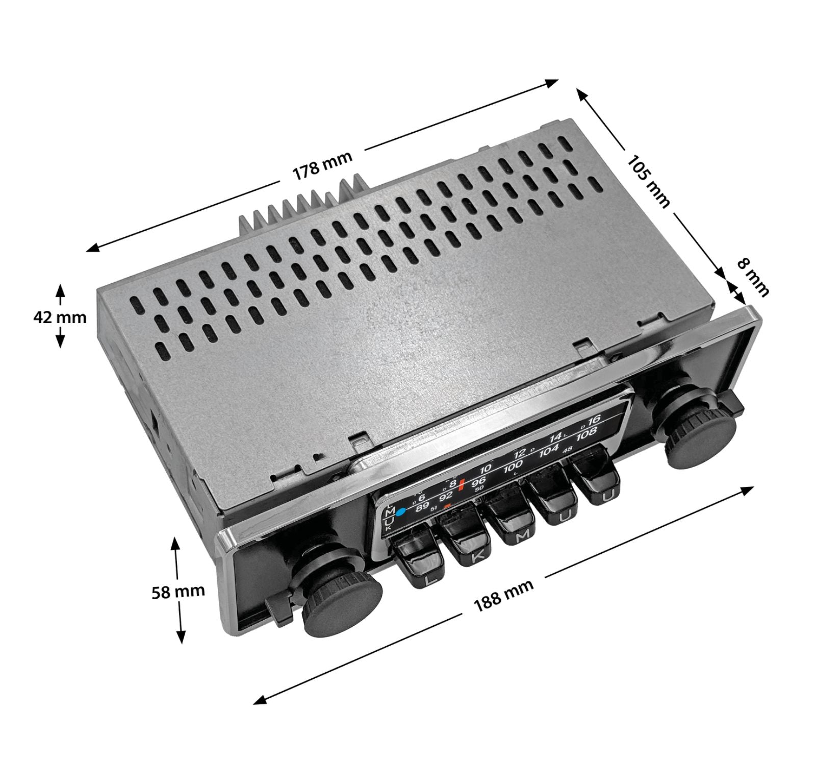 Blaupunkt Frankfurt Stereo Retro Car Radio Bluetooth DAB USB Stereo