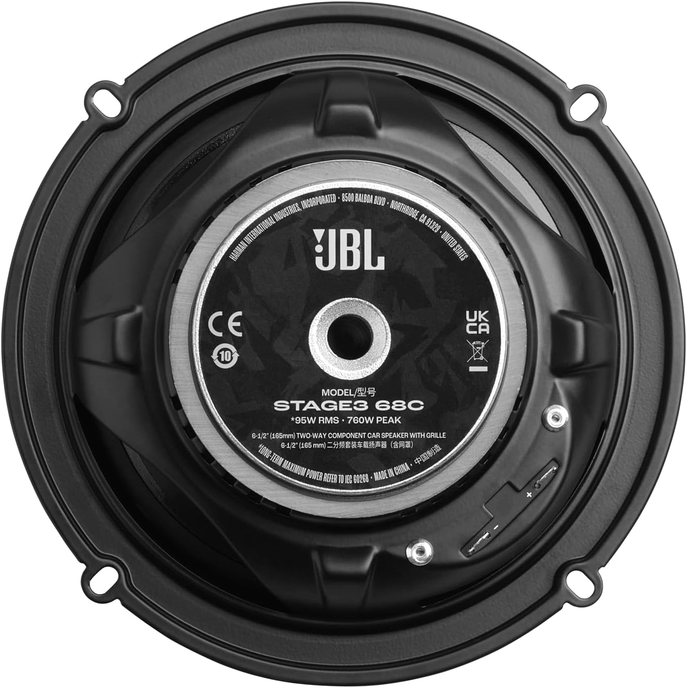 JBL STAGE3 68C - Gen2 6.5" 2 Way Component Car Speakers 720W