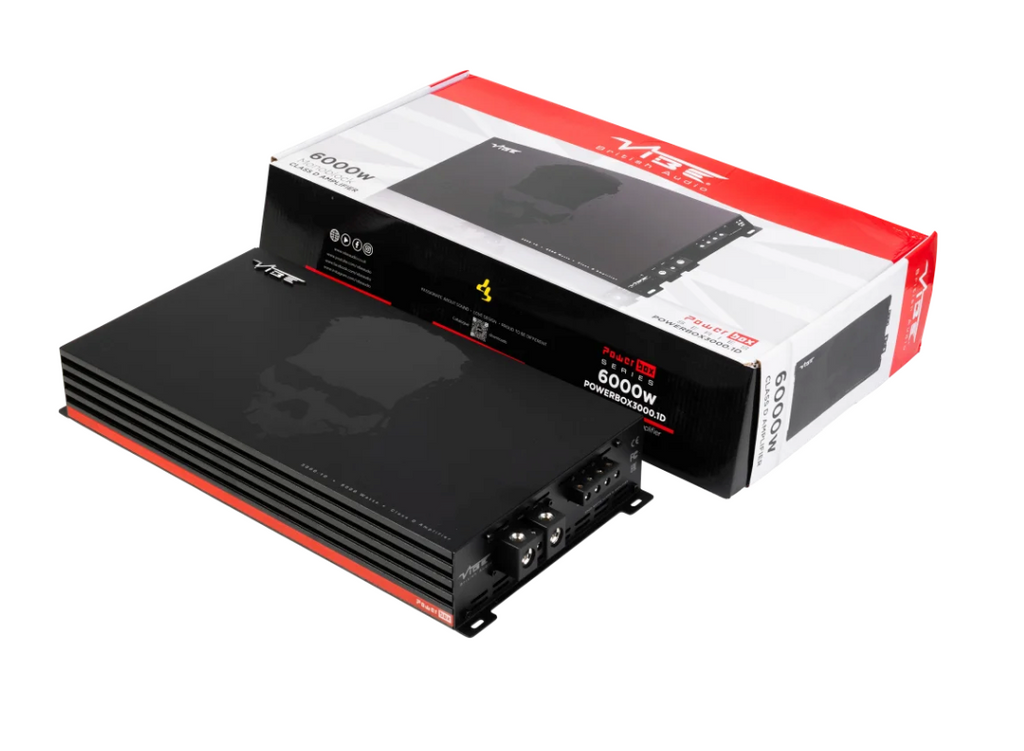 Vibe POWERBOX3000.1D-V6 - Mono Block Car Amplifier 3000W RMS