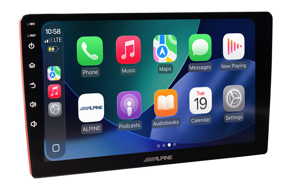 Alpine INE-AW409S - 9" Digital Multimedia Receiver Bluetooth Mirror link CarPlay Android Auto Car Stereo