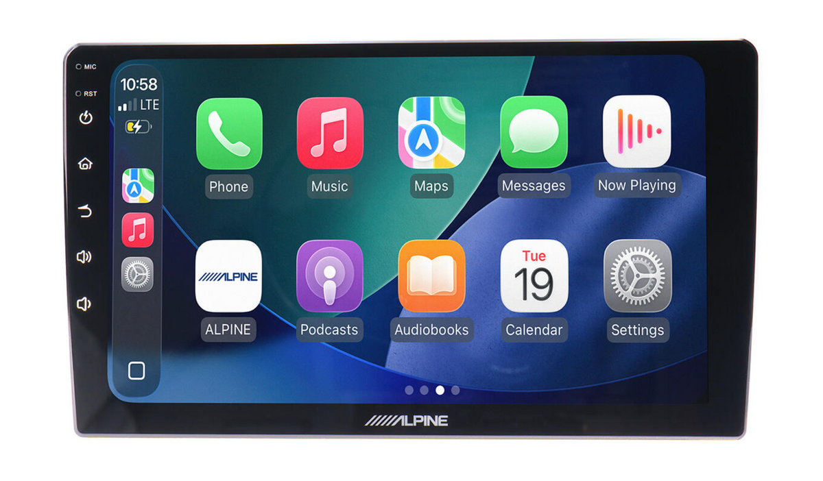 Alpine INE-AW409S - 9" Digital Multimedia Receiver Bluetooth Mirror link CarPlay Android Auto Car Stereo