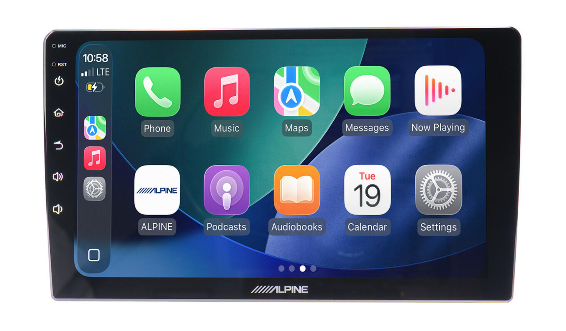 Alpine INE-AW409S - 9" Digital Multimedia Receiver Bluetooth Mirror link CarPlay Android Auto Car Stereo