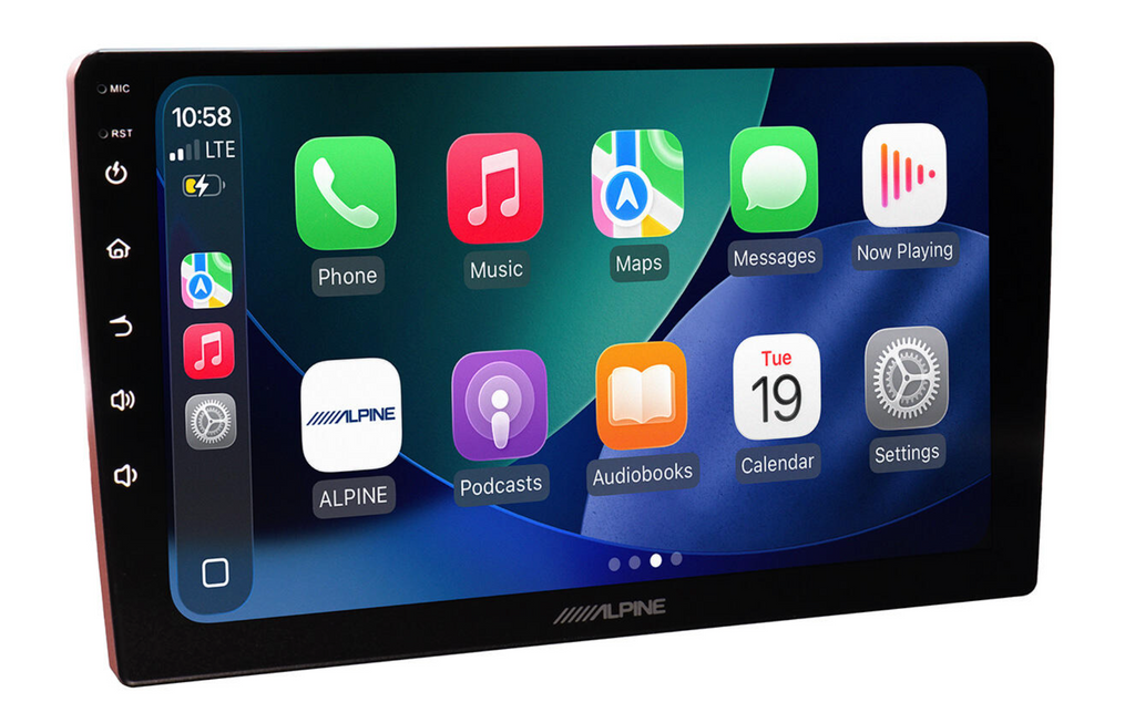 Alpine INE-AX809 - 9" Digital Multimedia Receiver Apple CarPlay Android Auto Hi-Res Audio playback Bluetooth USB & HDMI