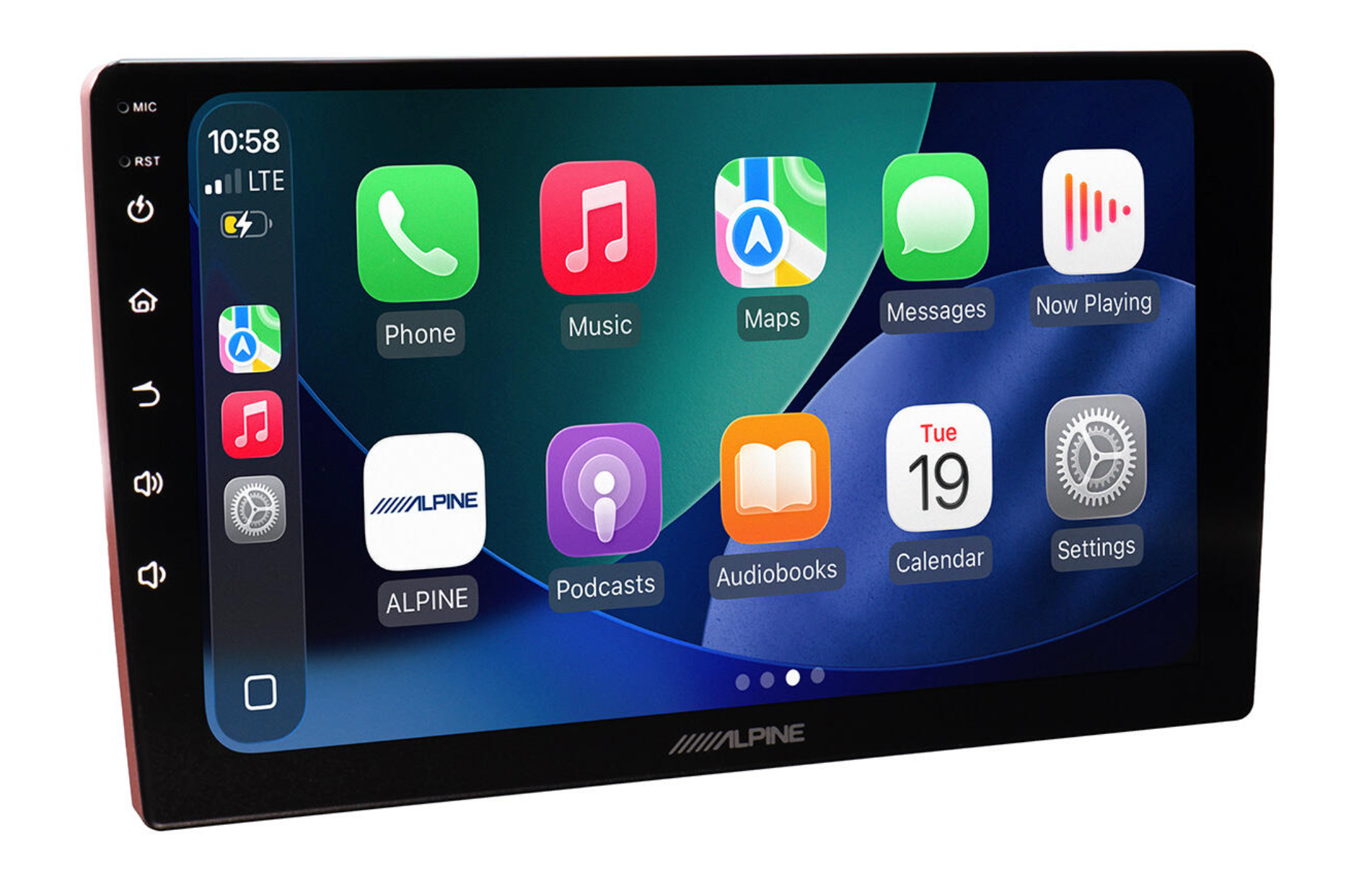 Alpine INE-AX809 - 9" Digital Multimedia Receiver Apple CarPlay Android Auto Hi-Res Audio playback Bluetooth USB & HDMI