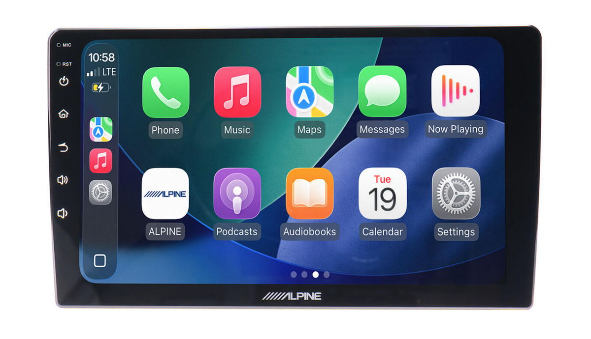 Alpine INE-AX809 - 9" Digital Multimedia Receiver Apple CarPlay Android Auto Hi-Res Audio playback Bluetooth USB & HDMI