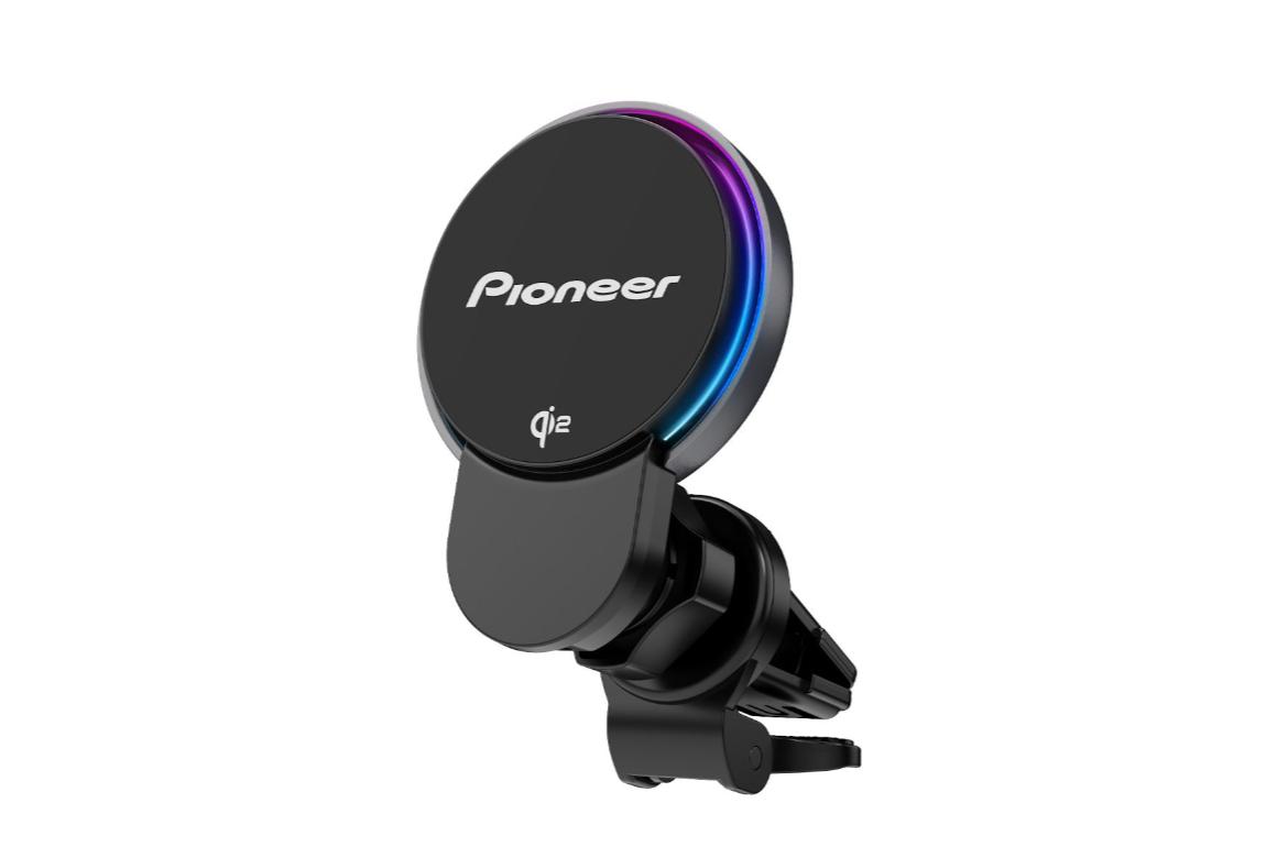Pioneer SDA-SC600 Qi2 Magnetic MagSafe Car Charger & Smartphone Holder with Cooling Fan