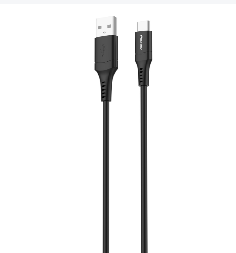 Pioneer CD-U5110AC USB Type-A to USB Type-C Silicone Charging Cable 1 Metre