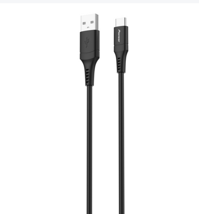 Pioneer CD-U5110AC USB Type-A to USB Type-C Silicone Charging Cable 1 Metre