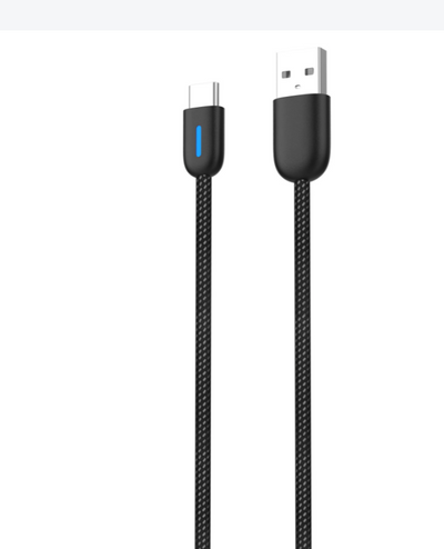 Pioneer CD-U5310AC USB Type-A to USB Type-C Nylon Braided Charging Cable 1 Metre