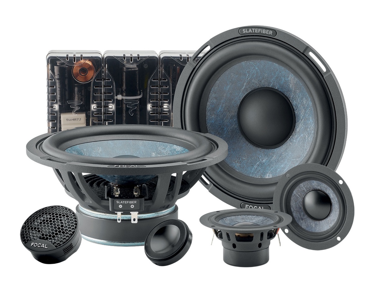 FOCAL SLATEFIBRE 165 SF3 - 6.5" 3 Way Car Component Speakers