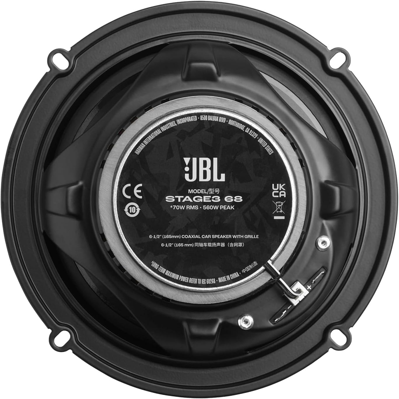 JBL Stage3 68 - Gen2 6.5″ 2 Way Coaxial Car Speaker 560W