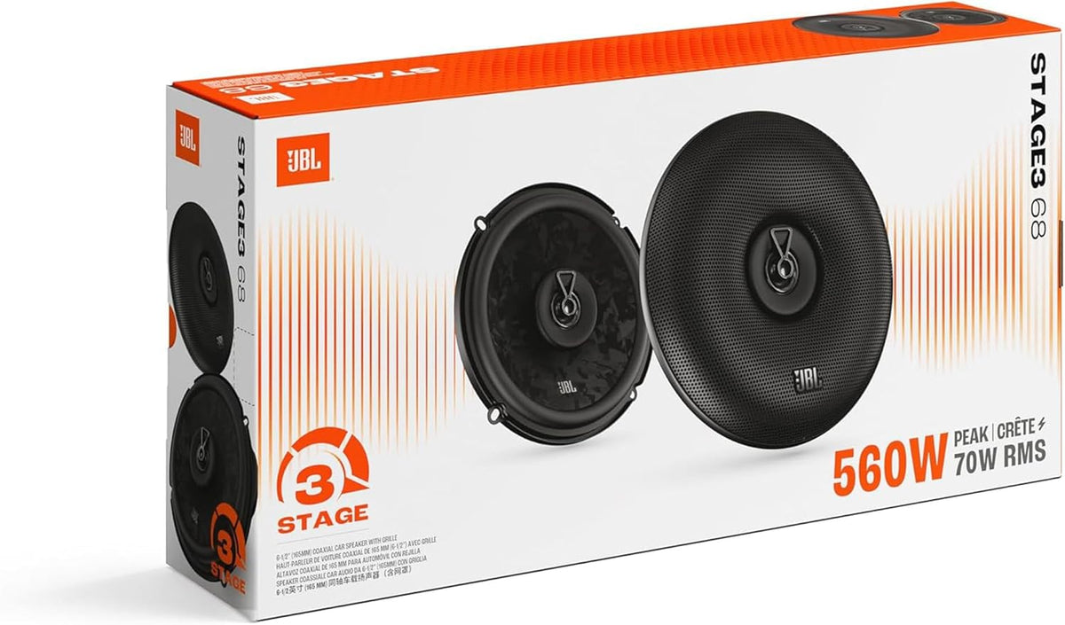 JBL Stage3 68 - Gen2 6.5″ 2 Way Coaxial Car Speaker 560W