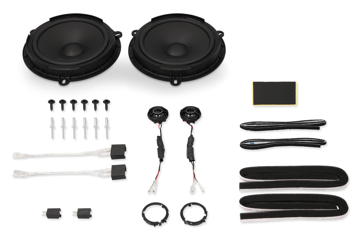 Pioneer TS-Q160C-FD 6.5" (16.5cm) 2 Way Custom Fit Component Speaker For Ford and Mazda vehicles