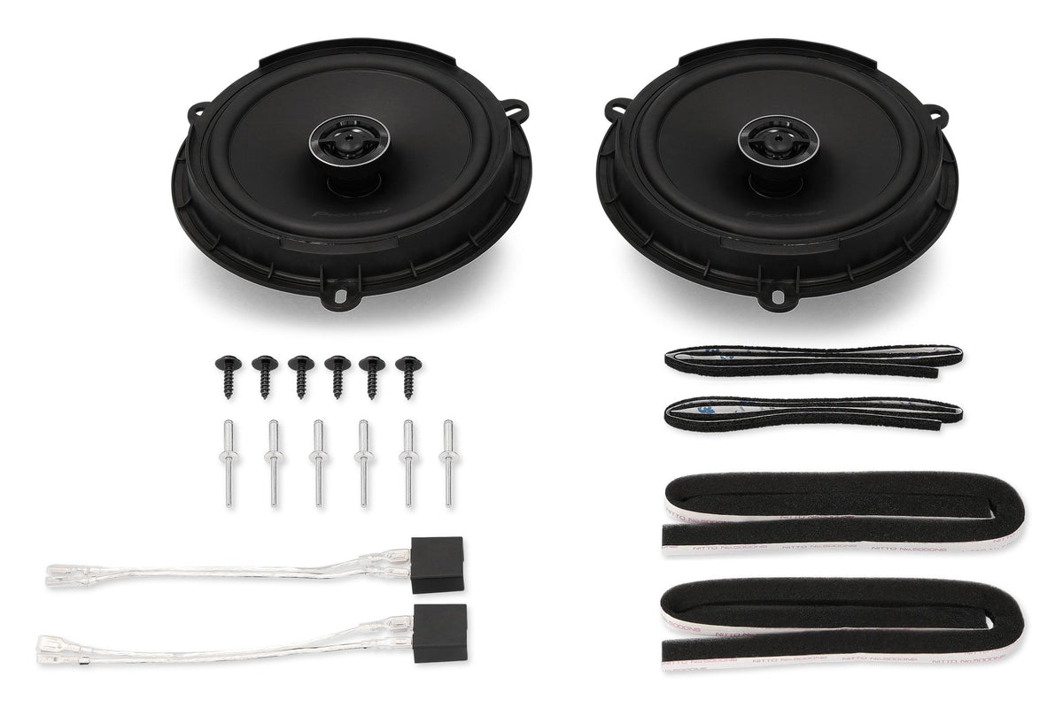 Pioneer TS-Q160F-FD 6.5" (16.5cm) 2 Way Custom Fit Coaxial Speaker For Ford, Jaguar, Land Rover & Mazda