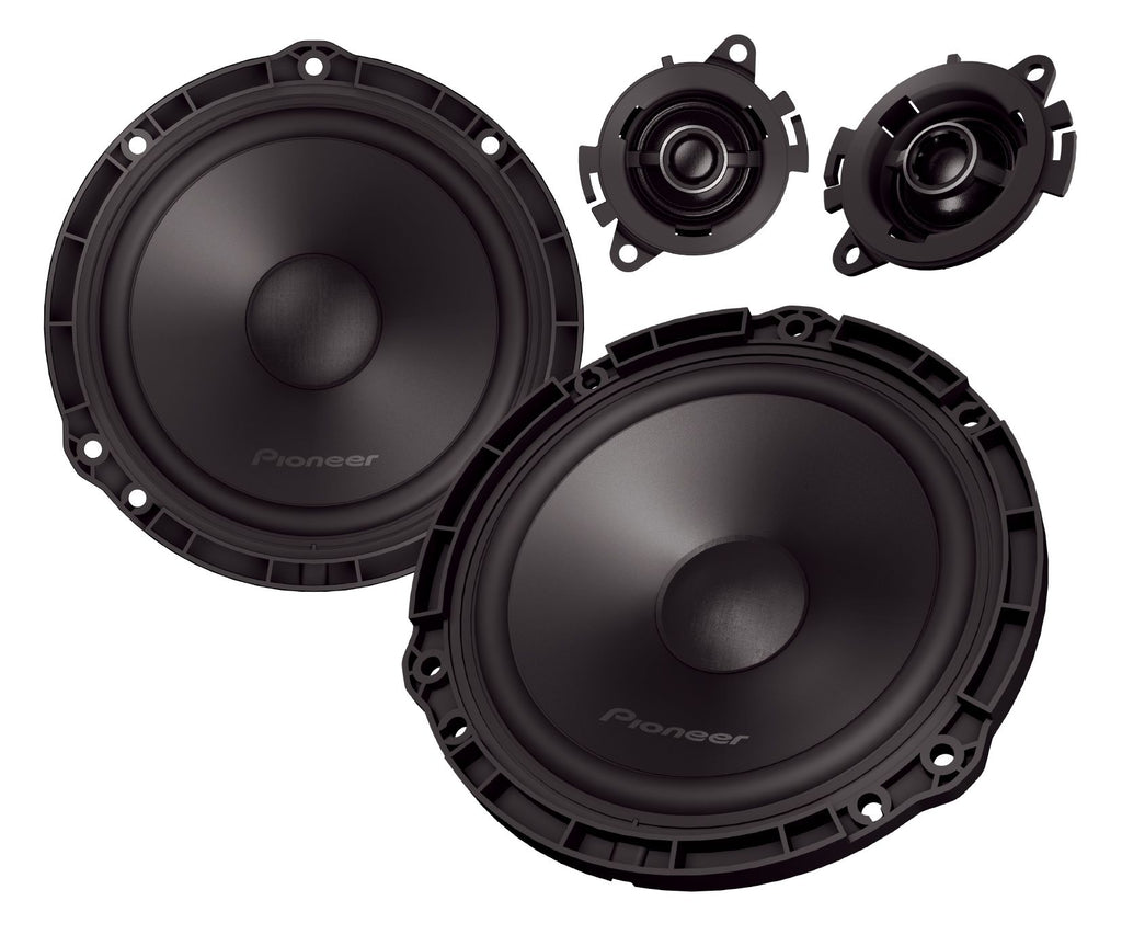 Pioneer TS-Q160C-PC 6.5" (16.5cm) 2 Way Custom Fit Component Speaker For Peugeot & Citroen