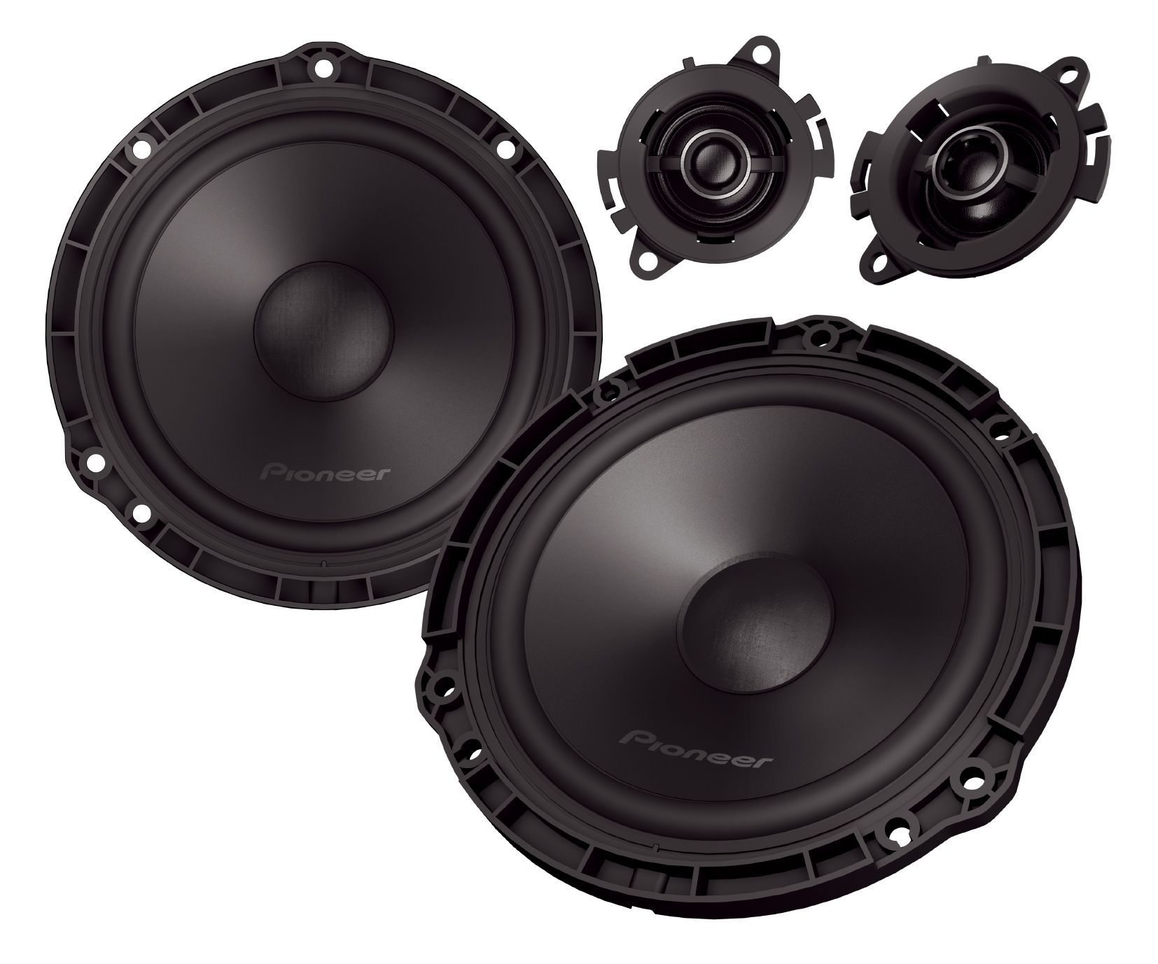 Pioneer TS-Q160C-PC 6.5" (16.5cm) 2 Way Custom Fit Component Speaker For Peugeot & Citroen