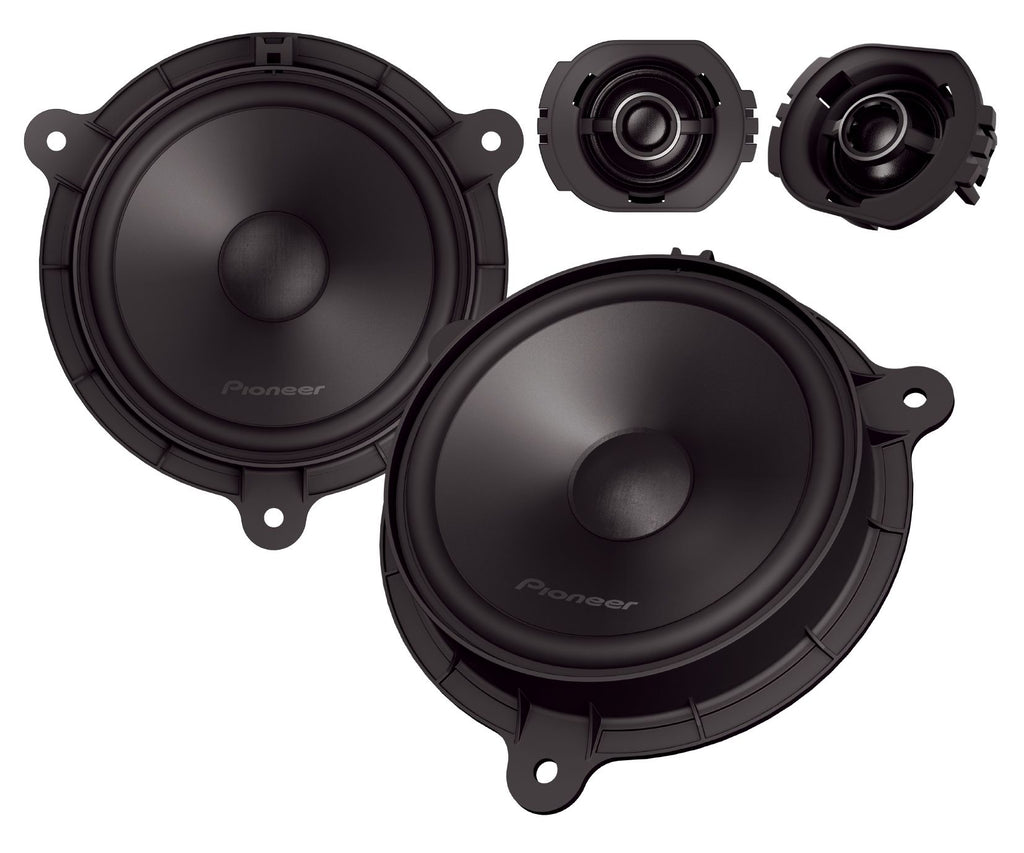 Pioneer TS-Q160C-RN 6.5" (16.5cm) 2 Way Custom Fit Component Speaker For Renault, Nissan & Dacia