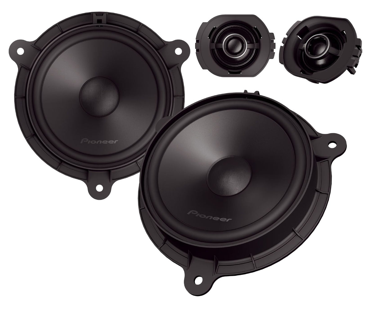 Pioneer TS-Q160C-RN 6.5" (16.5cm) 2 Way Custom Fit Component Speaker For Renault, Nissan & Dacia