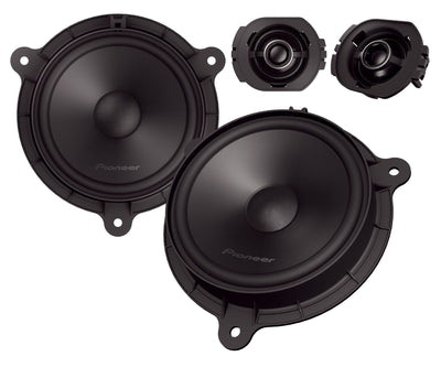 Pioneer TS-Q160C-RN 6.5" (16.5cm) 2 Way Custom Fit Component Speaker For Renault, Nissan & Dacia
