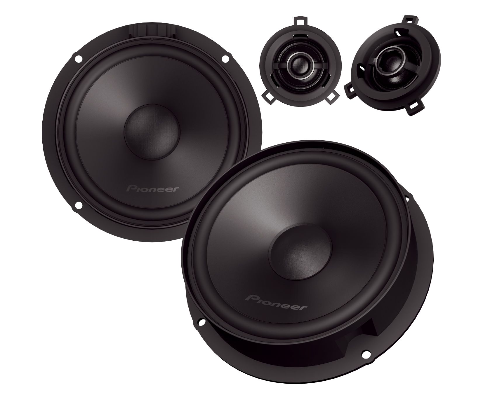 Pioneer TS-Q160C-VW 6.5" (16.5cm) 2 Way Custom Fit Component Speaker For Volkswagen Seat & Skoda
