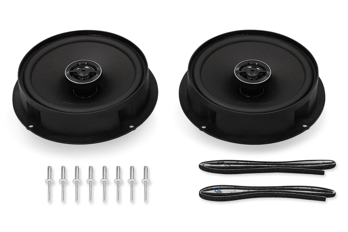 Pioneer TS-Q160F-VW 6.5" (16.5cm) 2 Way Custom Fit Coaxial Speaker For Volkswagen, Seat & Skoda