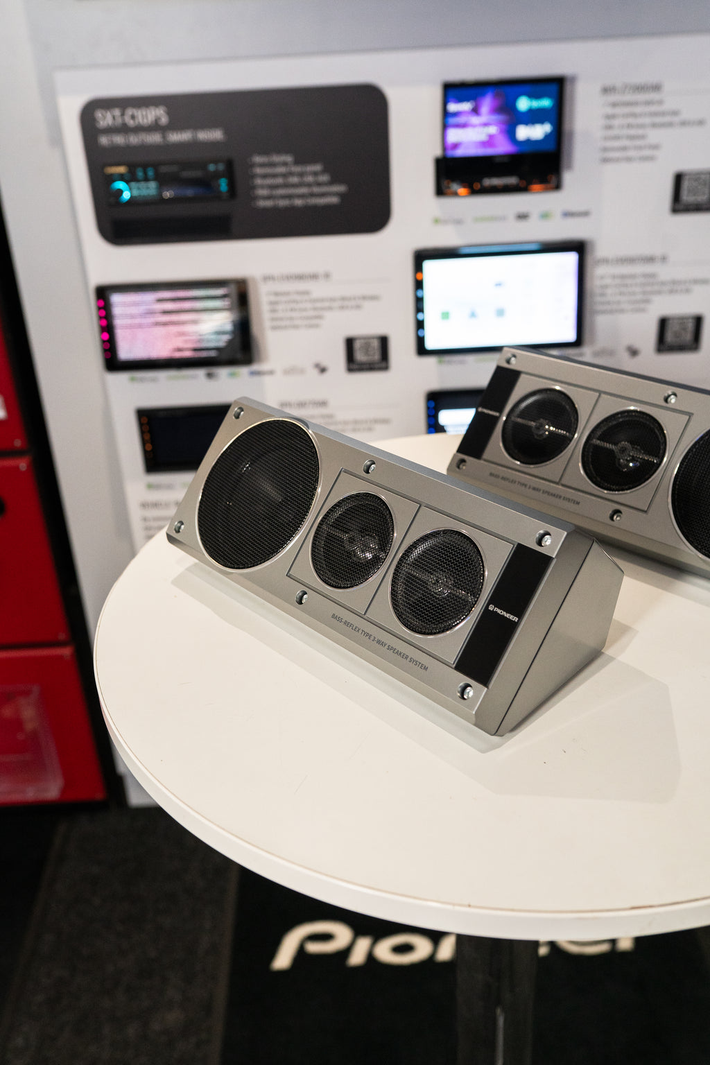 Pioneer TS-X40SXT - Retro 3-Way Bass Reflex Shelf Speaker System 100W
