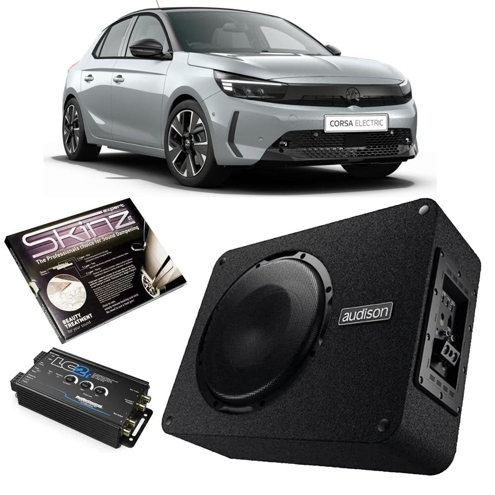 Audison Bass Prima 8" Complete Subwoofer Upgrade For Vauxhall Corsa E Electric (Copy)