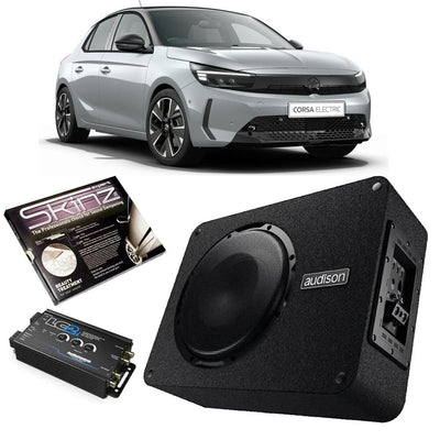 Audison Bass Prima 8" Complete Subwoofer Upgrade For Vauxhall Corsa E Electric