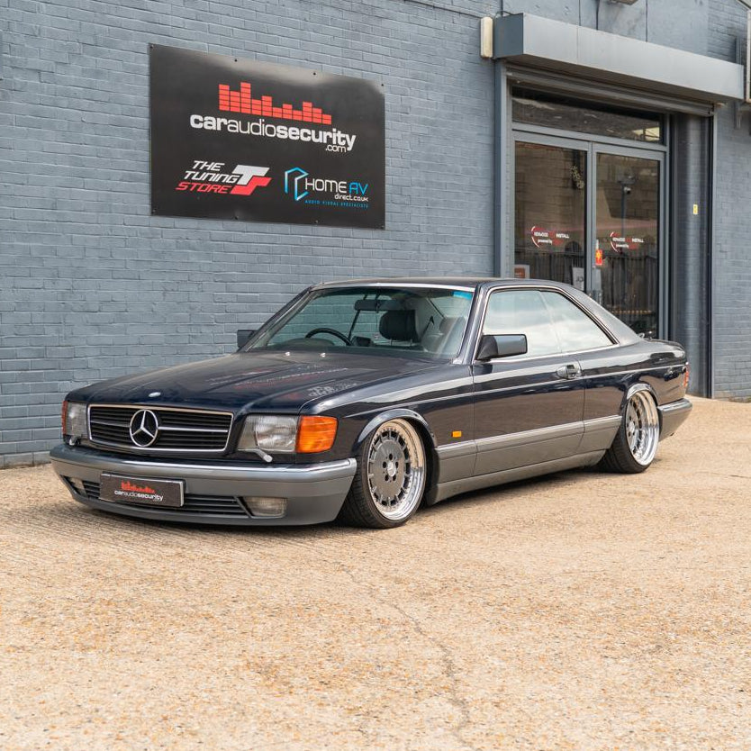 Mercedes W126 Front And Rear Strut Kit With Air LIft 3P 1/4" Management