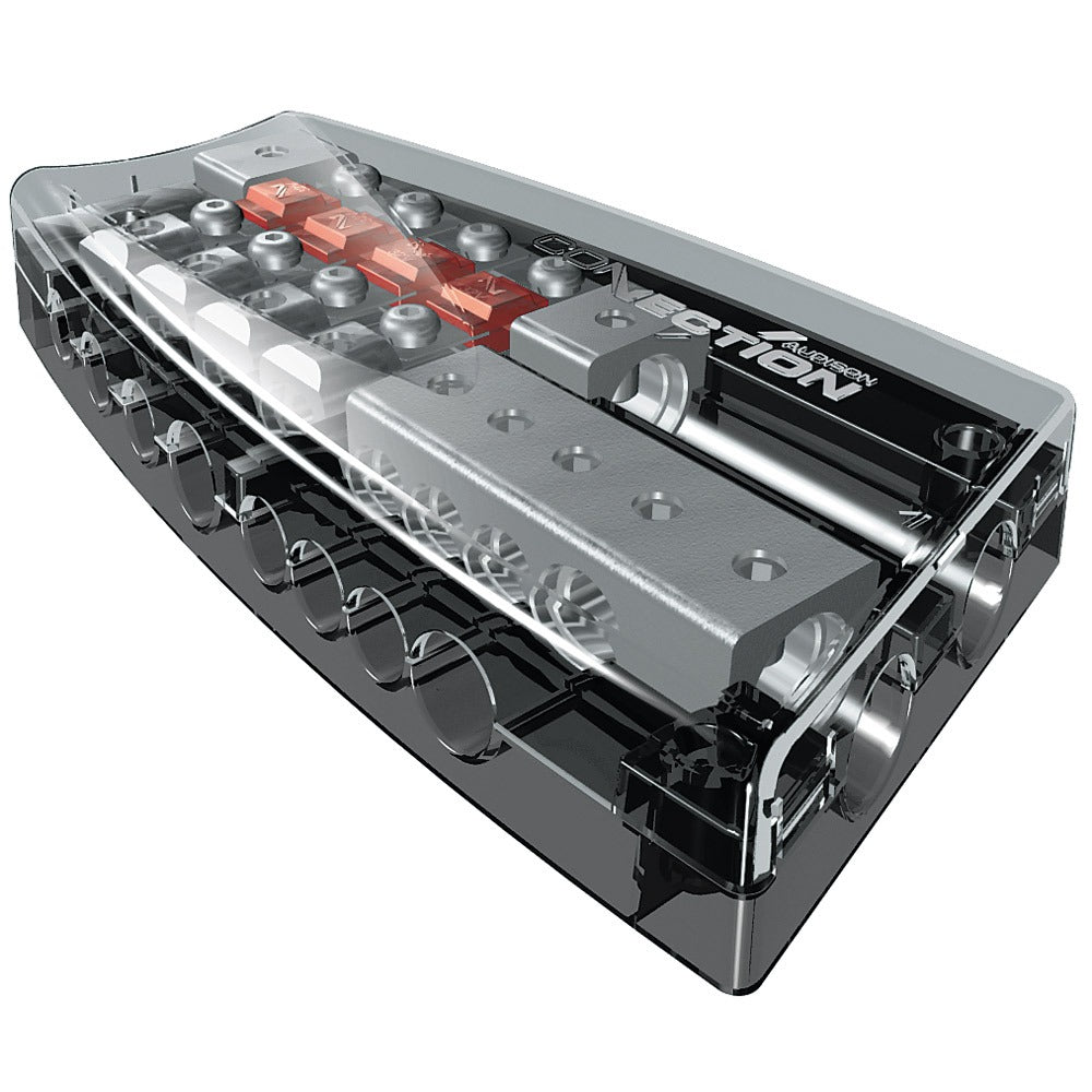 Connection by Audison SFD41C.1 - Fuse & Distribution Block 4-WAY