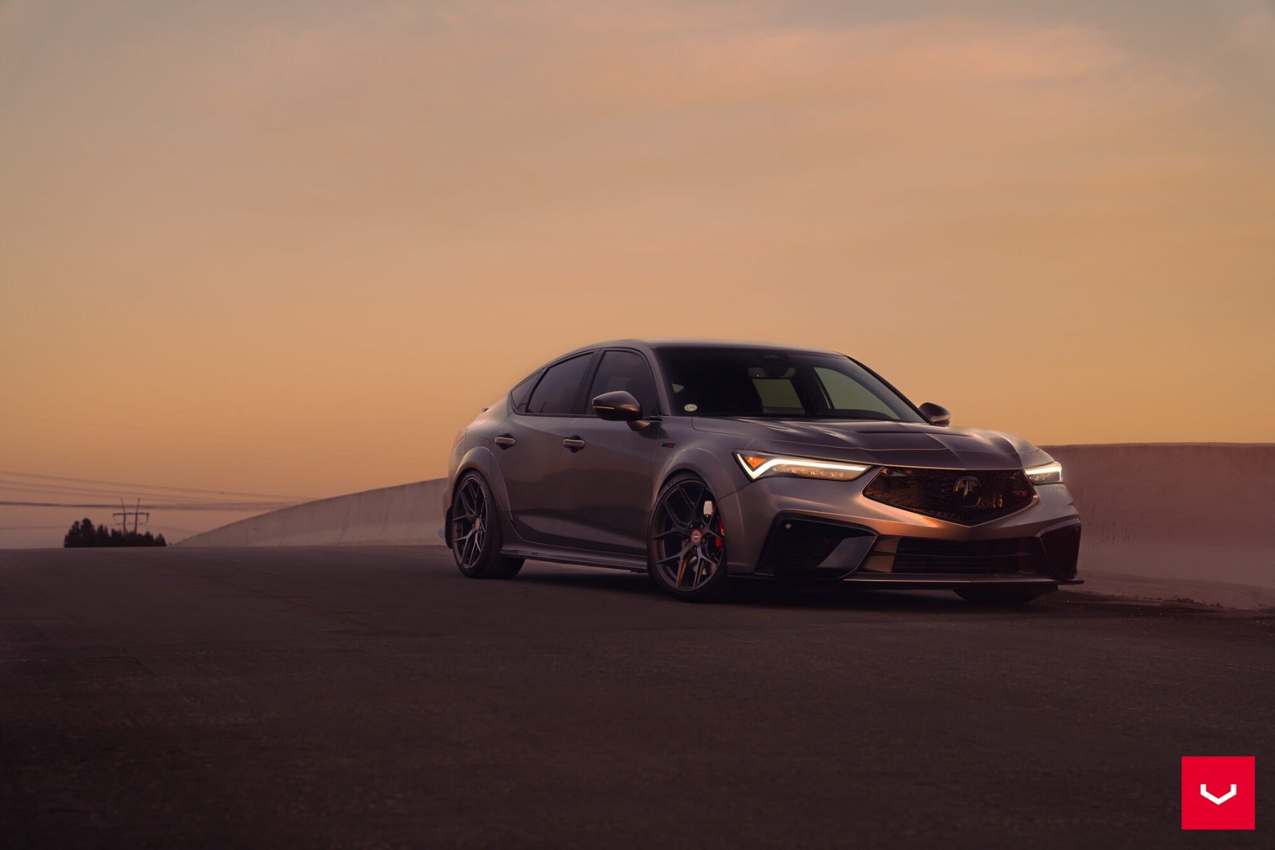 VOSSEN HYBRID FORGED SERIES HF-5 MATT GUNMATEL