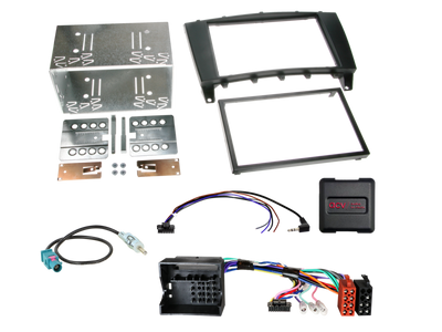 ACV Mercedes C Class W203 2004-2007 Complete Double Din Stereo Fitting Kit