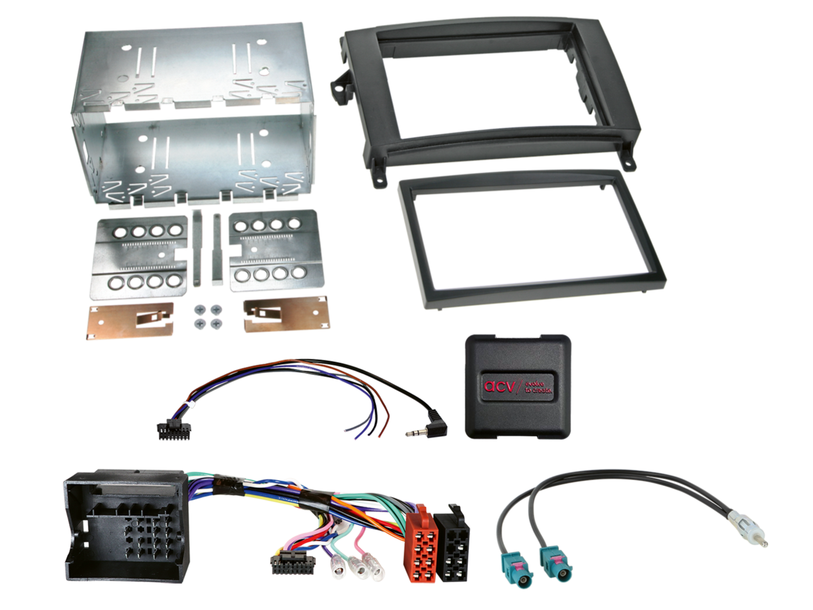 ACV AKMB12 - Mercedes Vito Viano A B Class Complete Double Din Stereo Fitting Kit