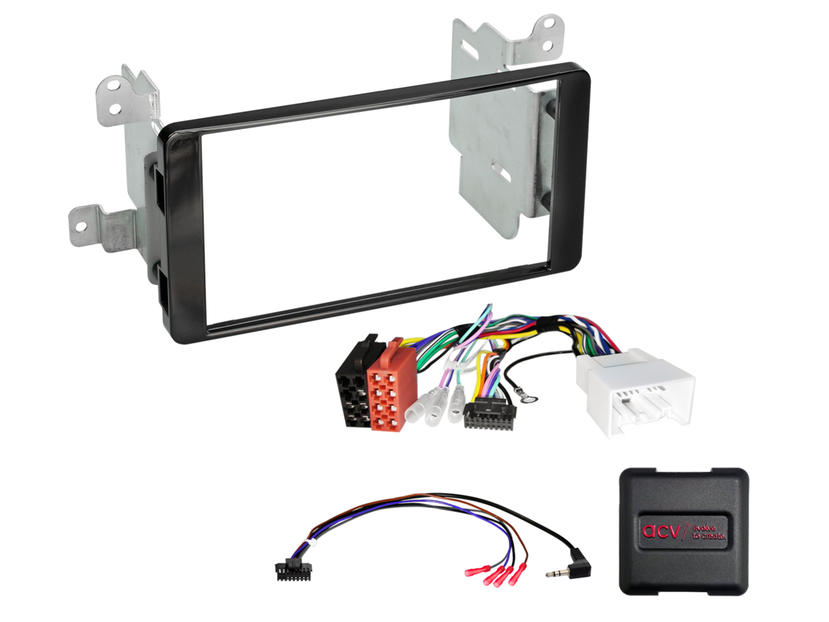 ACV AKMT09 - Mitsubishi Outlander 2012-2018 Complete Double Din Stereo Fitting Kit