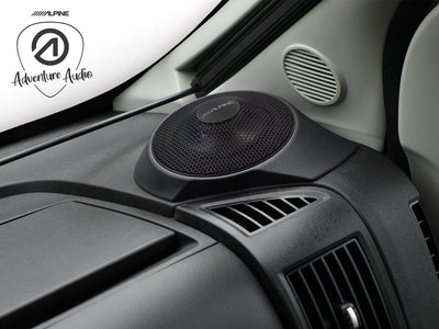 Alpine SPC-R100-DU - Radial On-Dash Speakers for Fiat Ducato 3, Citroën Jumper II & Peugeot Boxer II