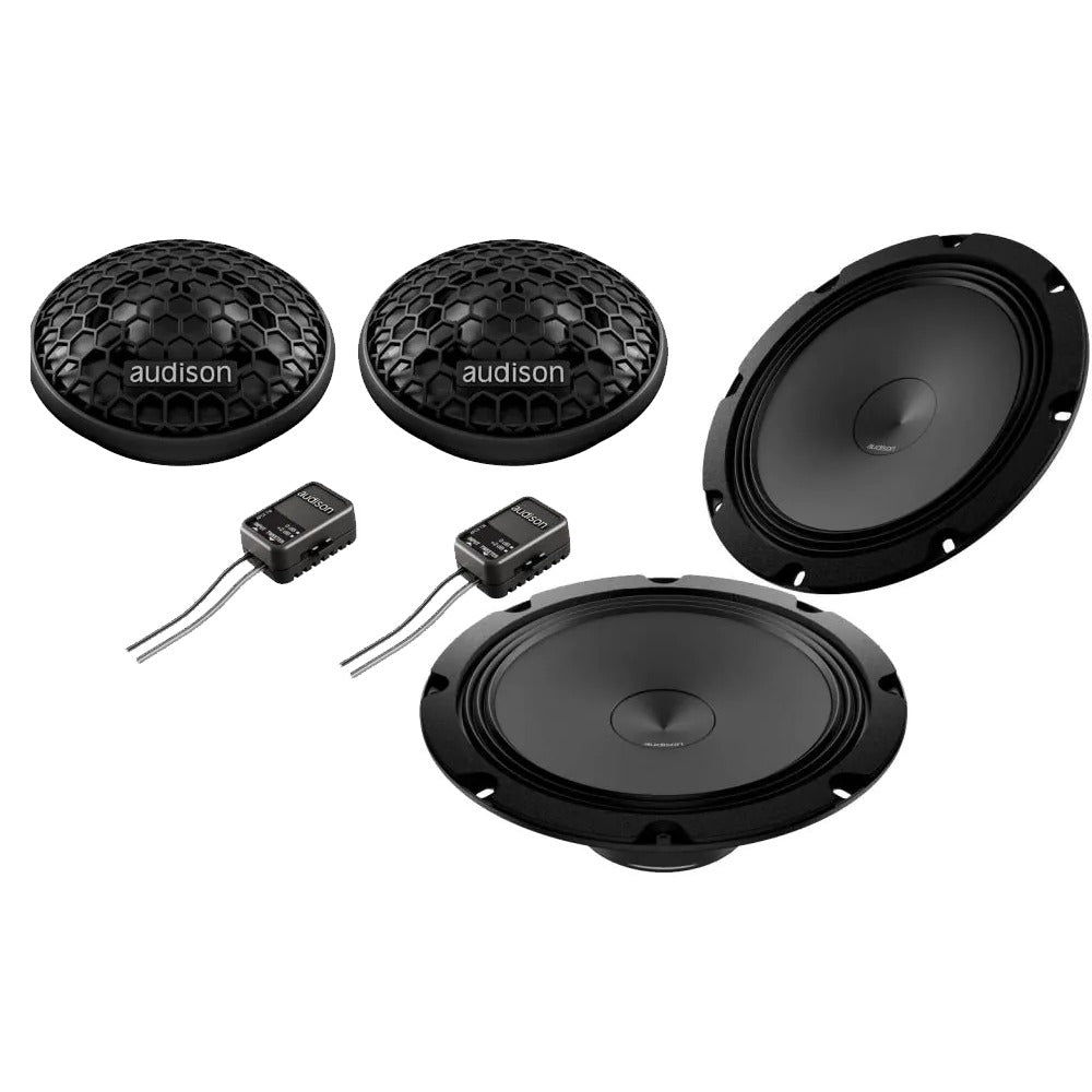 Audison 8" 200mm Car Component Speaker Bundle 600W