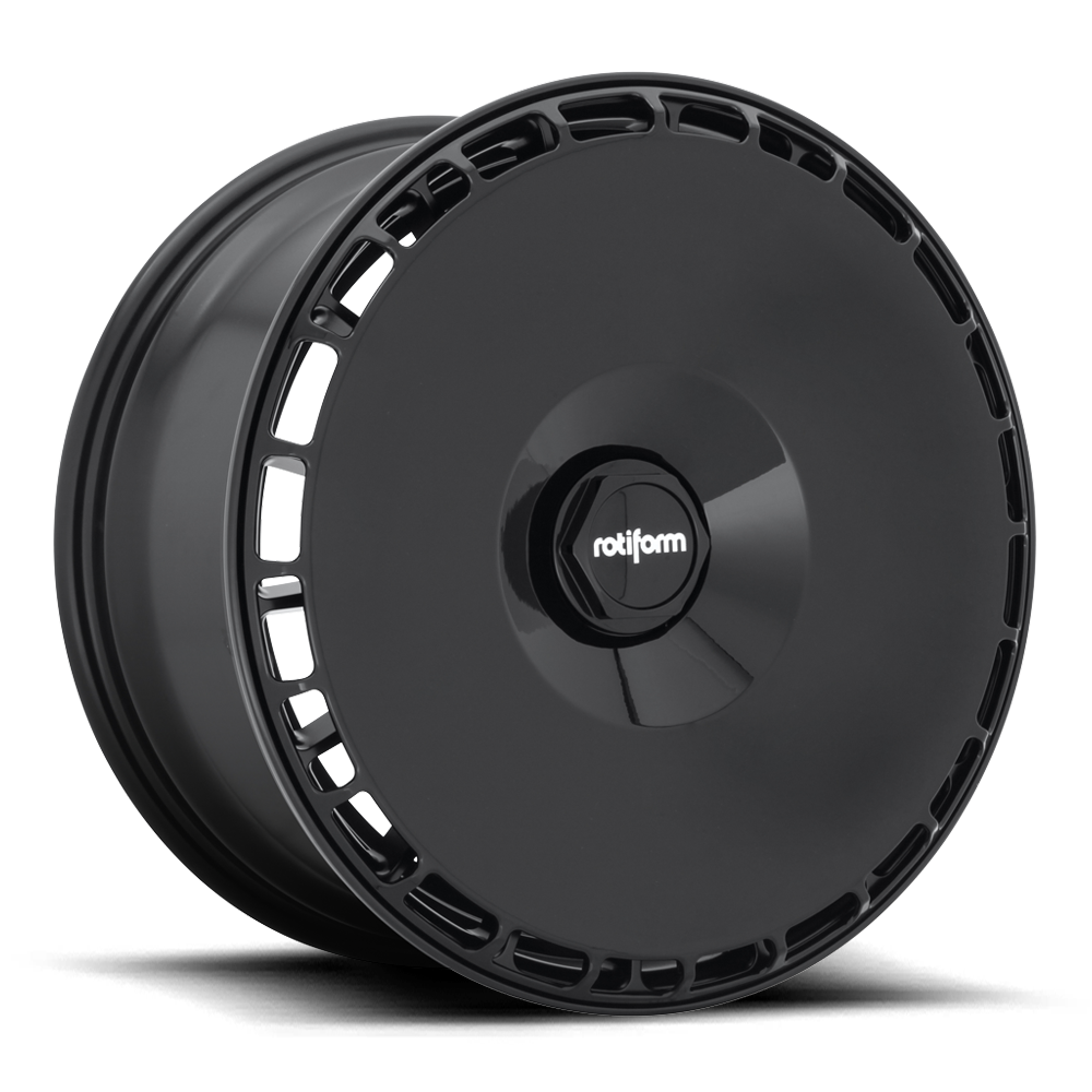 Rotiform AeroDisc - Thread-on wheel fan Gloss Black