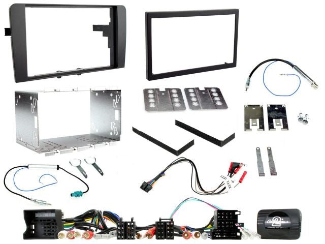 Connects2 CTKAU01 Audi A3 8P 2003-2012 Complete Double Din Stereo Fitting Kit