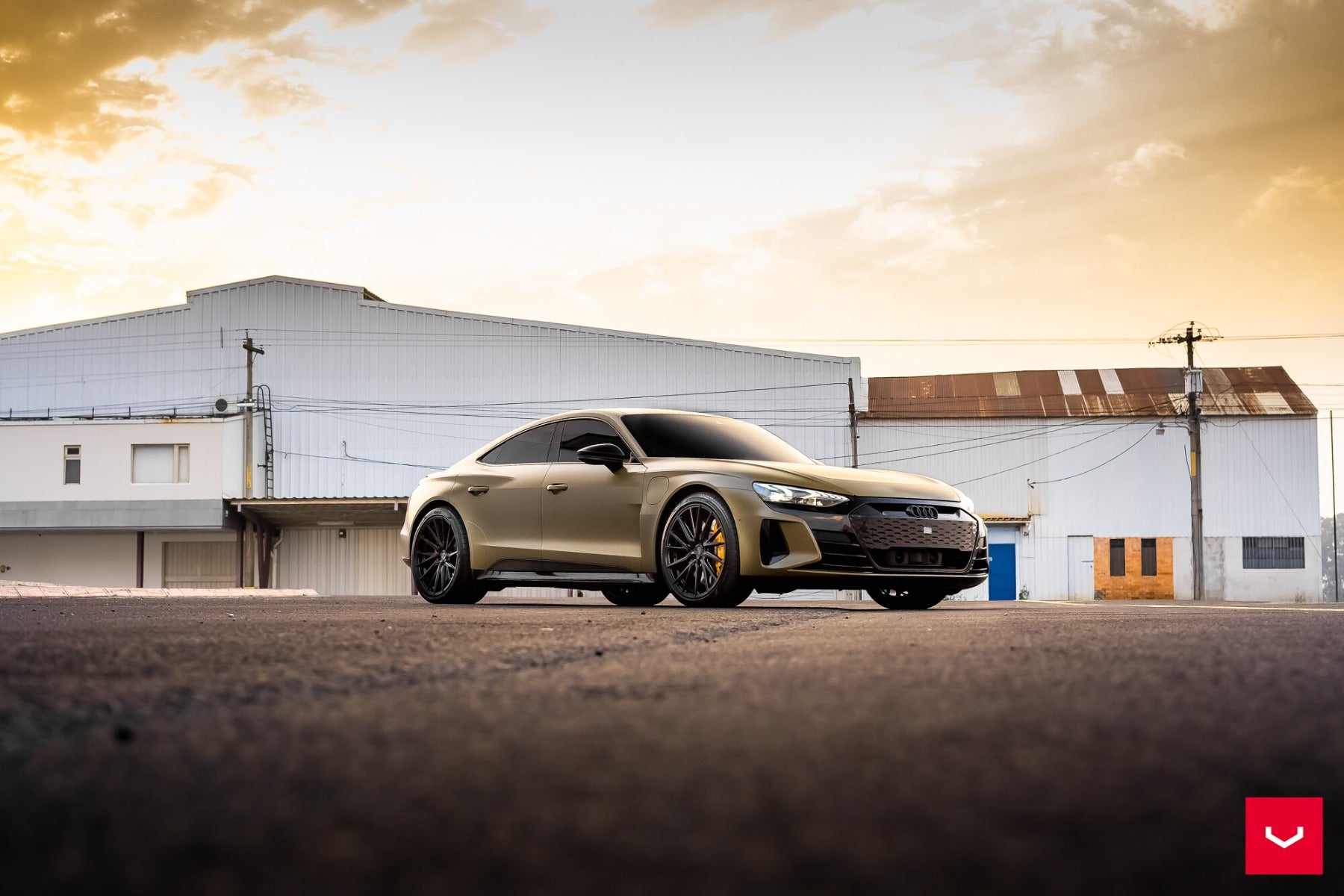 VOSSEN HYBRID FORGED SERIES HF-4T TINTED GLOSS BLACK