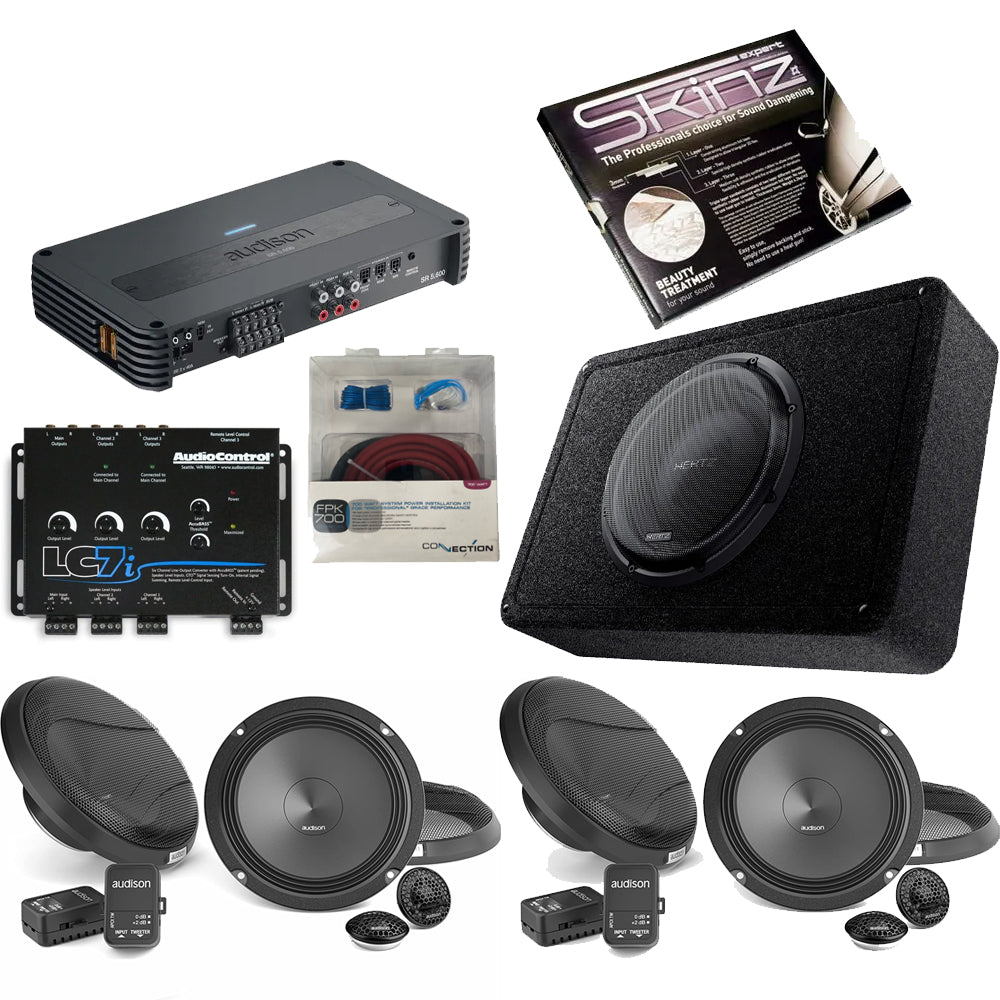Audison Complete 6.5" Speakers & 12" Subwoofer Upgrade for Audi A5 S5 RS5