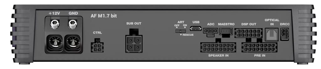 Audison Forza AF M1.7 bit - Mono DSP Amplifier 1200 W RMS @ 1Ω