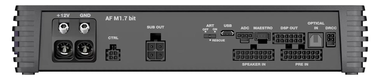Audison Forza AF M1.7 bit - Mono DSP Amplifier 1200 W RMS @ 1Ω