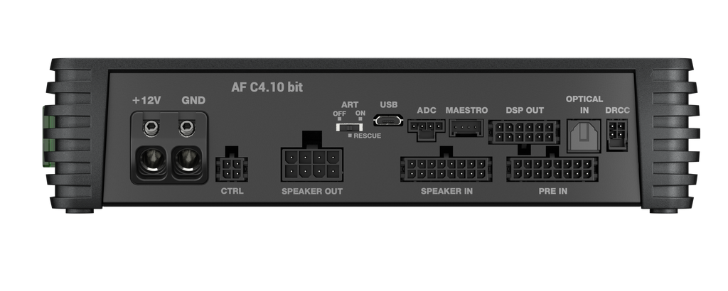 Audison Forza AF C4.10 bit - 10 CH DSP D-Class Fully Bridgeable Car Amplifier 600W